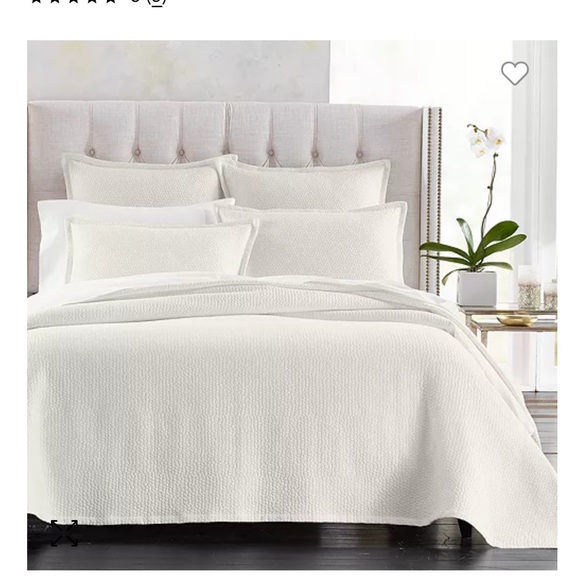 Hudson Park Collection Signature Matelasse King Cover Coverlet - Picture 4 of 8